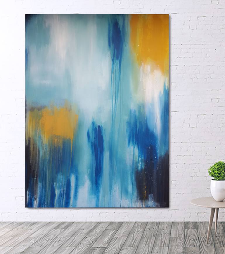 Original Abstract Expressionism Abstract Painting by Stefanie Rogge