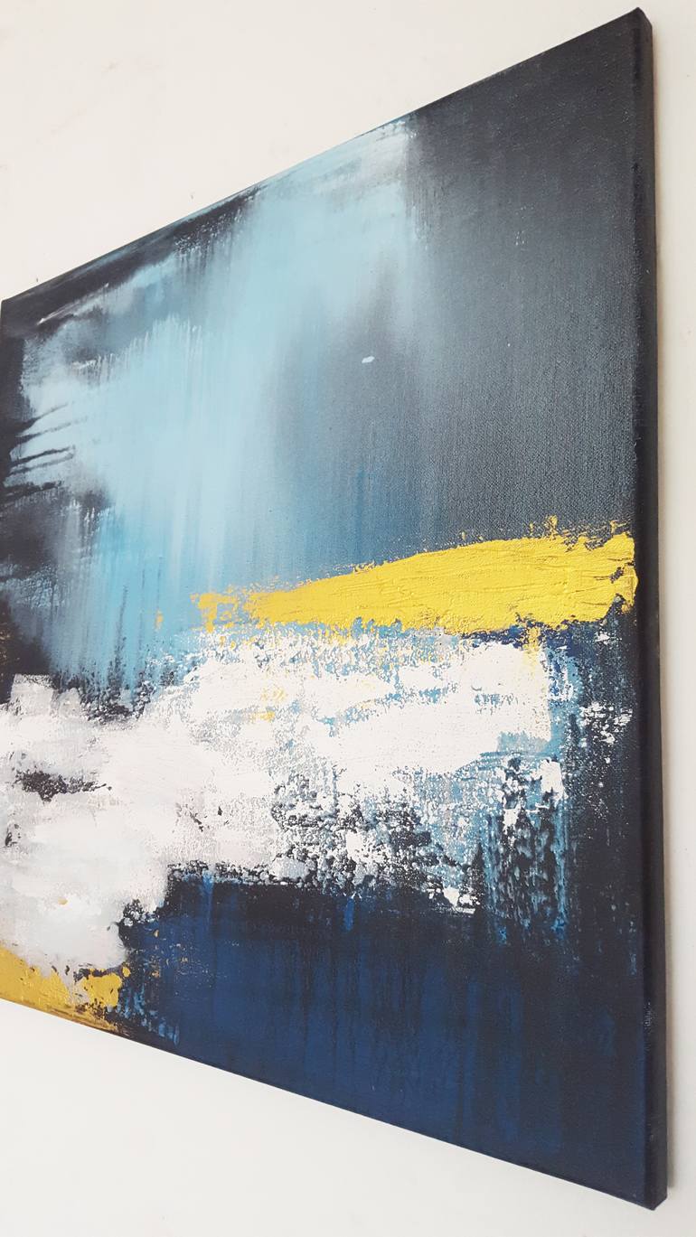 Original Abstract Expressionism Abstract Painting by Stefanie Rogge