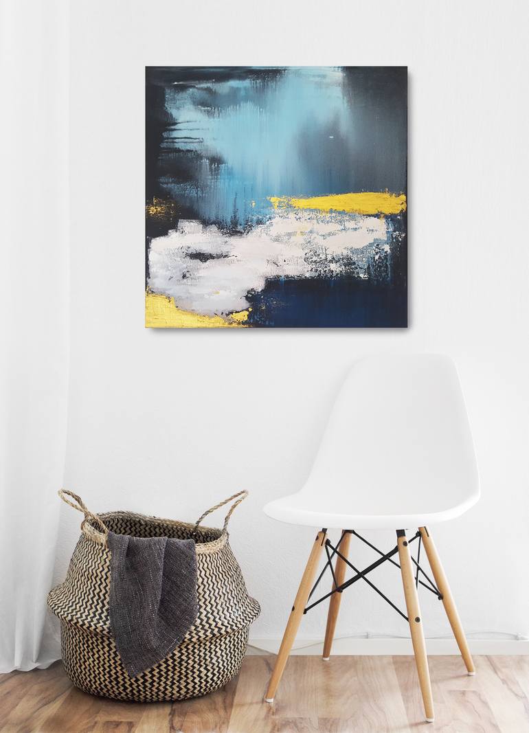 Original Abstract Expressionism Abstract Painting by Stefanie Rogge