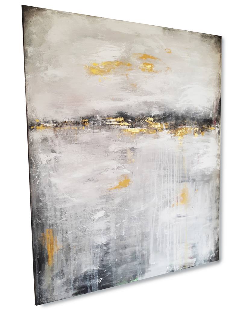 Original Abstract Expressionism Abstract Painting by Stefanie Rogge