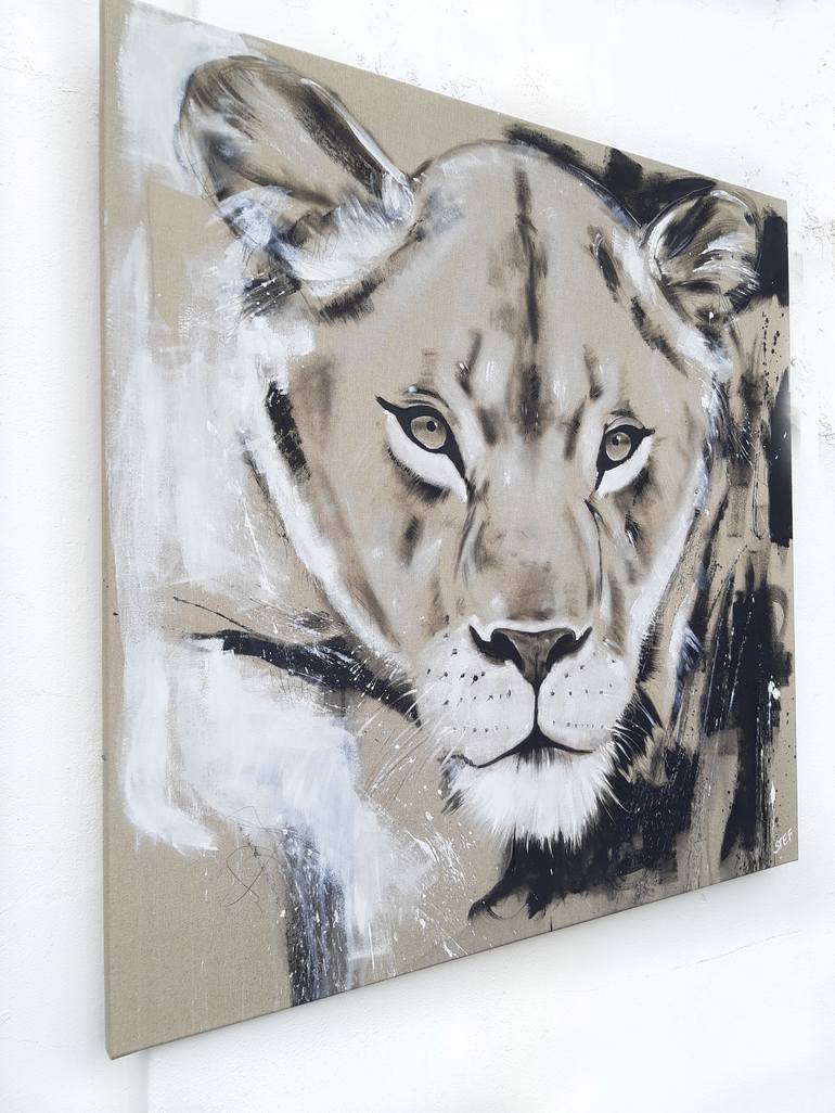 Original Figurative Animal Painting by Stefanie Rogge