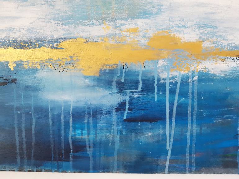 Original Abstract Expressionism Abstract Painting by Stefanie Rogge