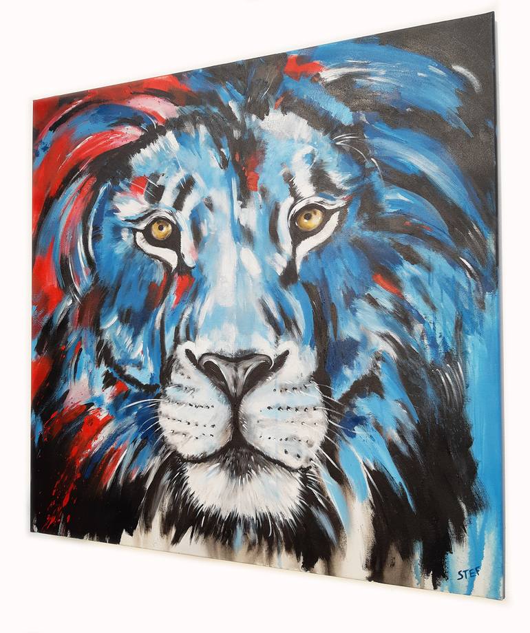 Original Expressionism Animal Painting by Stefanie Rogge