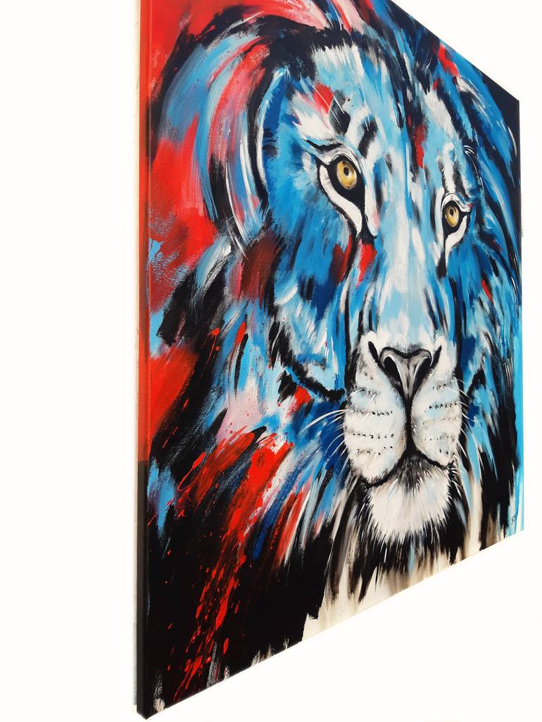 Original Expressionism Animal Painting by Stefanie Rogge