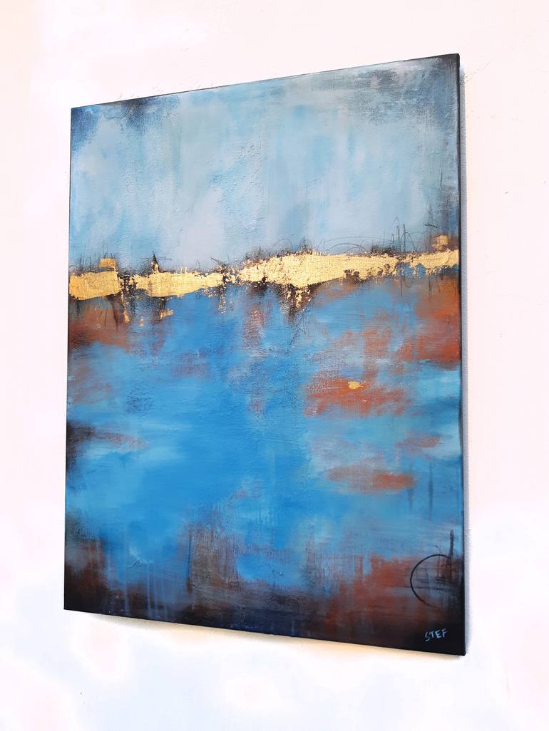 Original Expressionism Abstract Painting by Stefanie Rogge