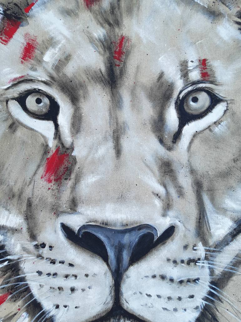 Original Expressionism Animal Painting by Stefanie Rogge