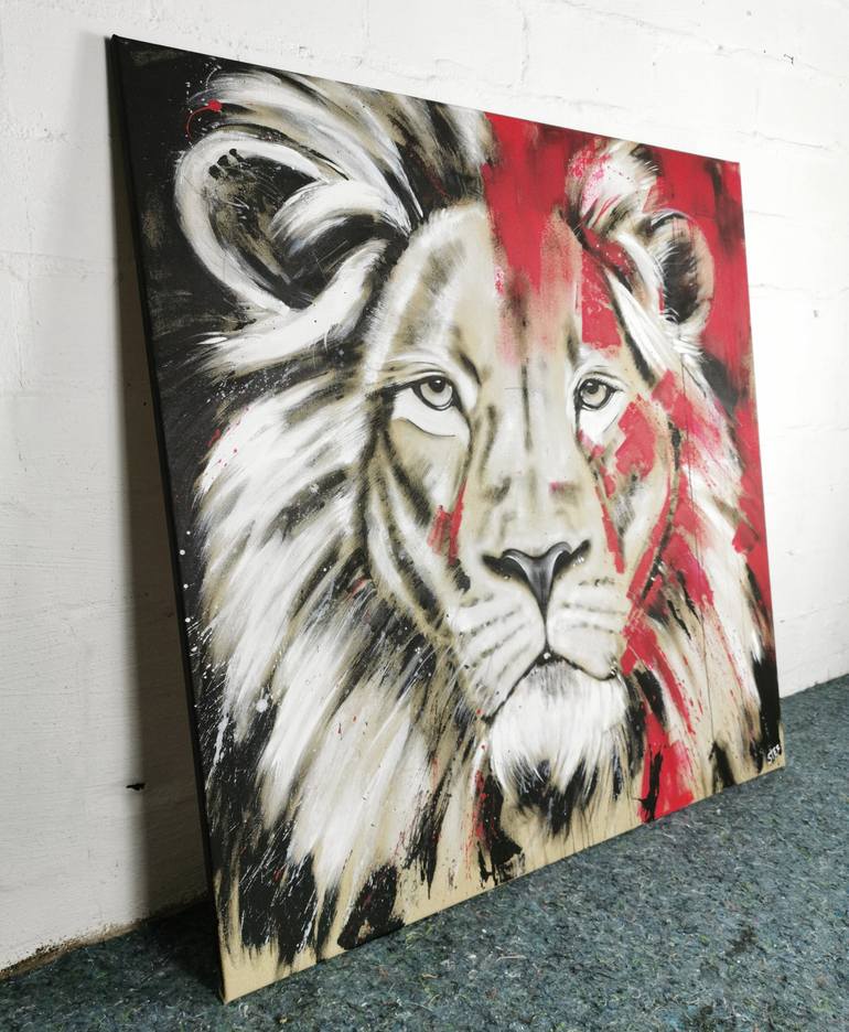 Original Figurative Animal Painting by Stefanie Rogge