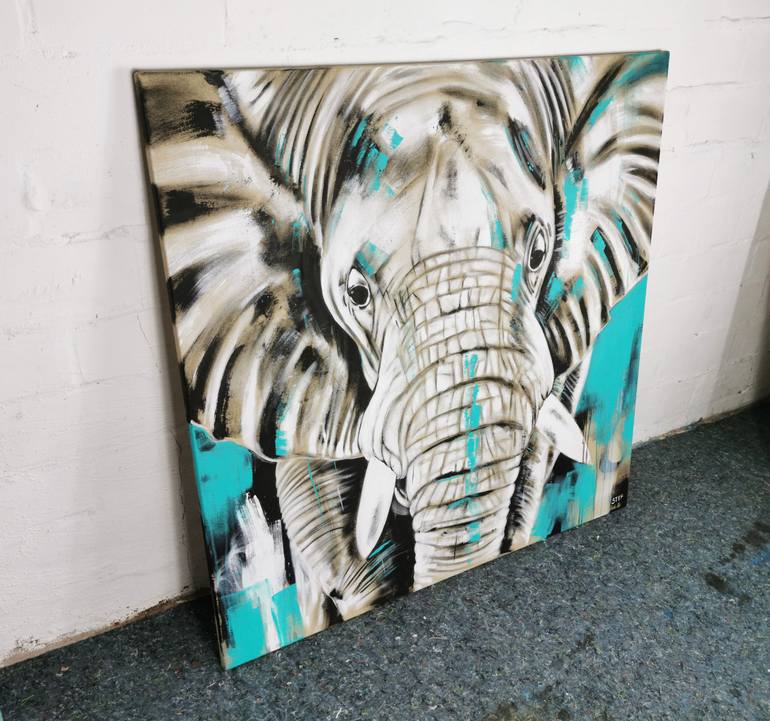 Original Animal Painting by Stefanie Rogge