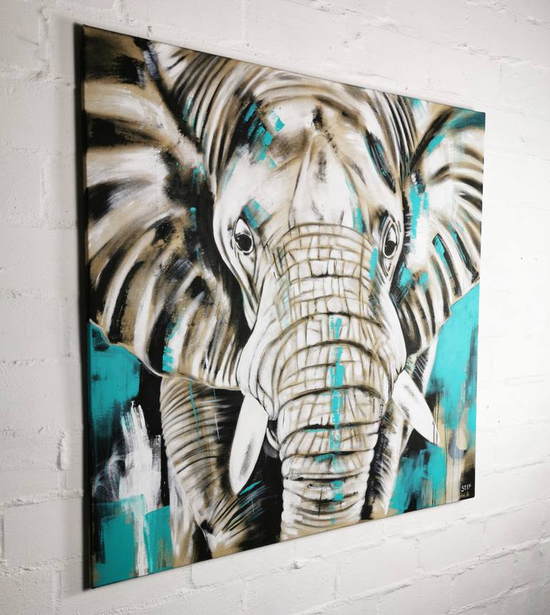 Original Animal Painting by Stefanie Rogge