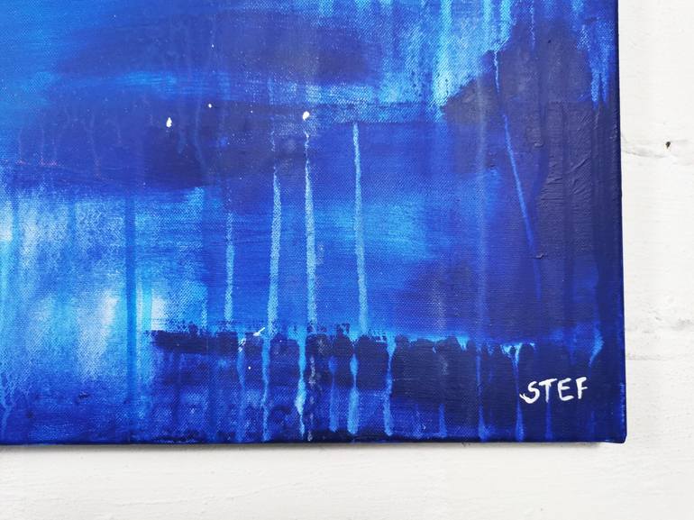 Original Abstract Seascape Painting by Stefanie Rogge
