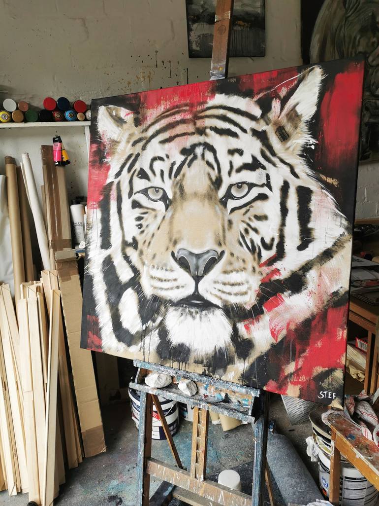 Original Modern Animal Painting by Stefanie Rogge