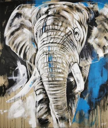 ELEPHANT #20 - SERIES 'ONE OF THE BIG FIVE' thumb