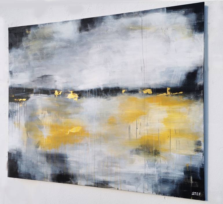 Original Abstract Landscape Painting by Stefanie Rogge