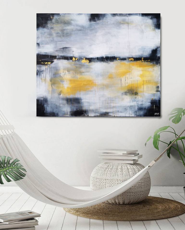 Original Abstract Landscape Painting by Stefanie Rogge