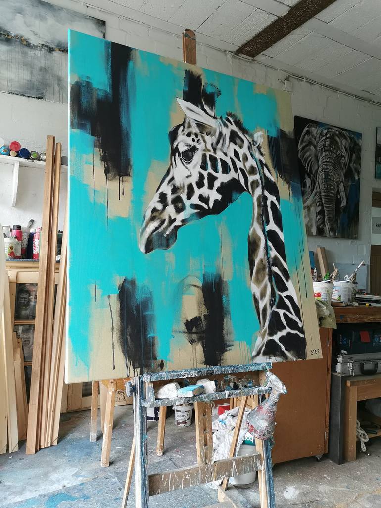 Original Animal Painting by Stefanie Rogge