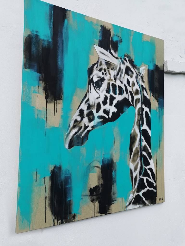 Original Expressionism Animal Painting by Stefanie Rogge