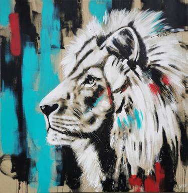 Original Expressionism Animal Paintings by Stefanie Rogge