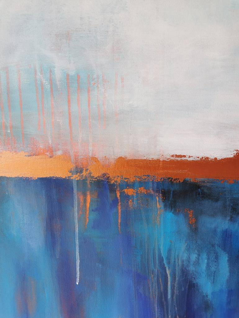 Original Abstract Expressionism Abstract Painting by Stefanie Rogge