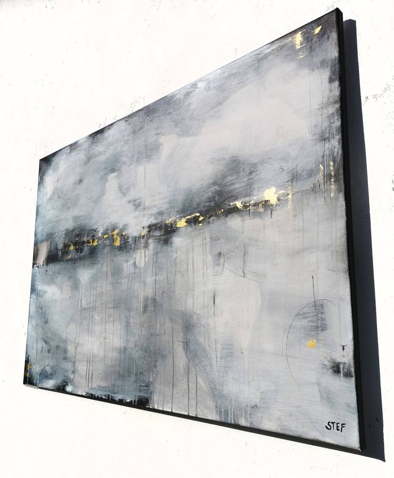 Original Abstract Landscape Painting by Stefanie Rogge