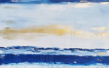 Original Abstract Seascape Paintings by Stefanie Rogge