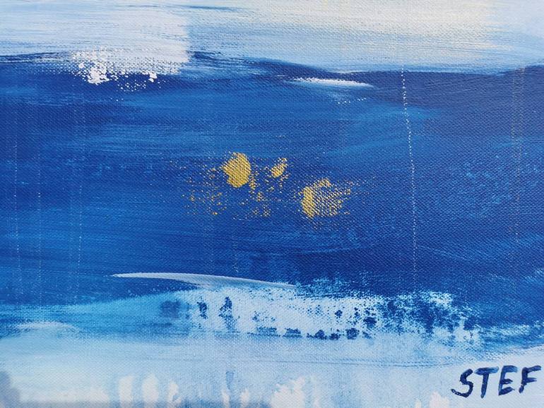 Original Abstract Seascape Painting by Stefanie Rogge