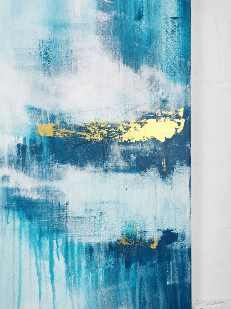 Original Abstract Seascape Painting by Stefanie Rogge
