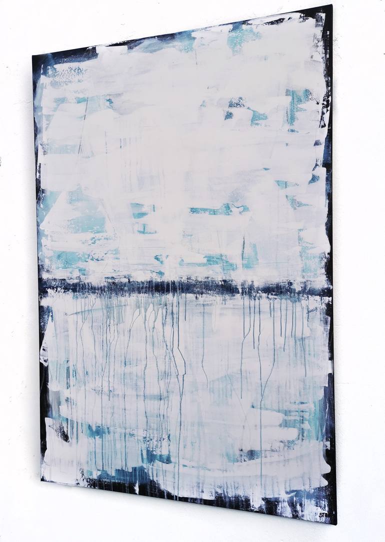 Original Abstract Seascape Painting by Stefanie Rogge