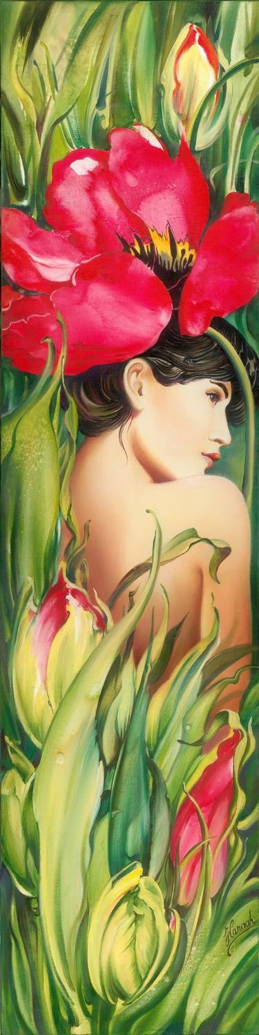 Print of Art Deco Women Paintings by Anna Miarczynska