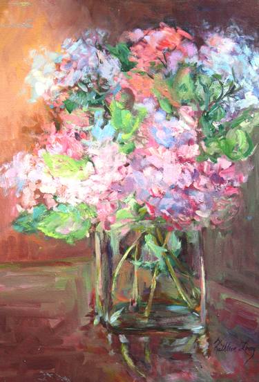 Original Impressionism Floral Paintings by Kathleen Losey