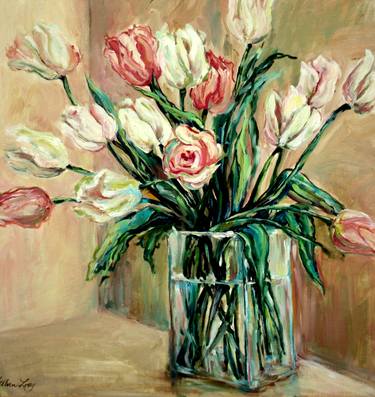 Original Impressionism Floral Paintings by Kathleen Losey