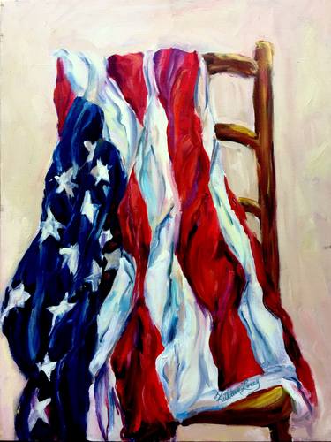 Original Impressionism Political Paintings by Kathleen Losey