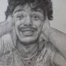 Christo is the happiest and the most funny boy i know in the college. He always tries to make everyones day with his warm vibes and his good sense of humor.

the sketch is done entierly with pencil on paper