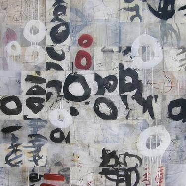 Print of Abstract Calligraphy Paintings by Laura Wait