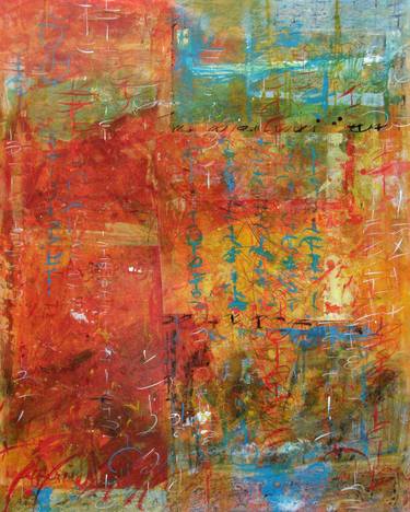 Original Fine Art Abstract Paintings by Laura Wait