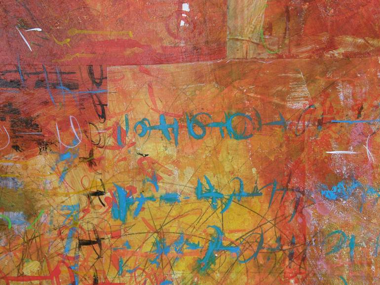 Original Abstract Expressionism Abstract Painting by Laura Wait