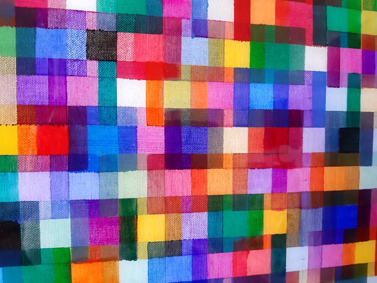 Original Minimalism Abstract Painting by Steli Christoff