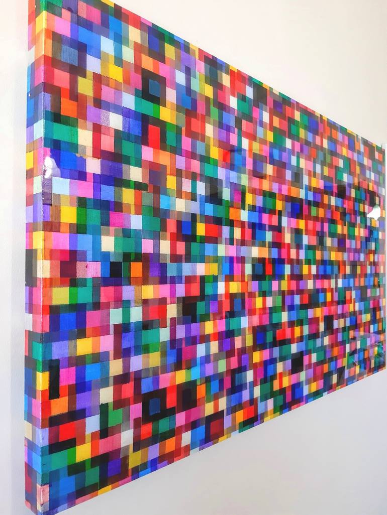 Original Minimalism Abstract Painting by Steli Christoff