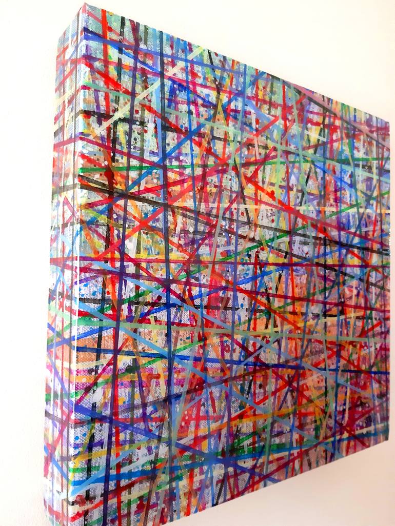 Original Abstract Painting by Steli Christoff