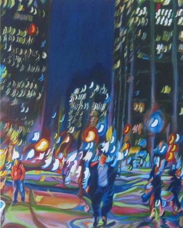 Print of Abstract Expressionism Cities Paintings by claudette losier
