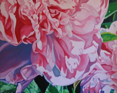 Print of Expressionism Floral Paintings by claudette losier