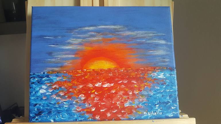 Sunshine after storm Painting by Irene Dibello | Saatchi Art