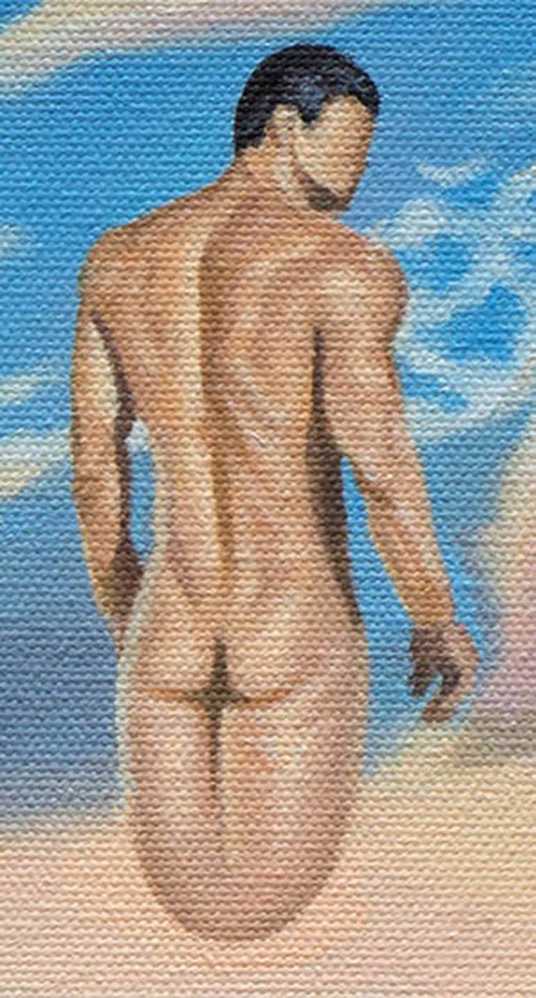 Original Surrealism Nude Painting by Michael Bridges