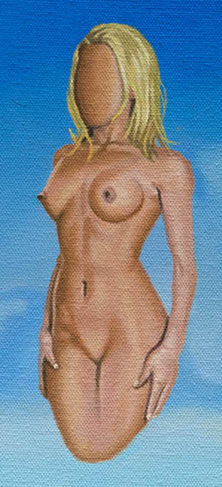 Original Surrealism Nude Painting by Michael Bridges