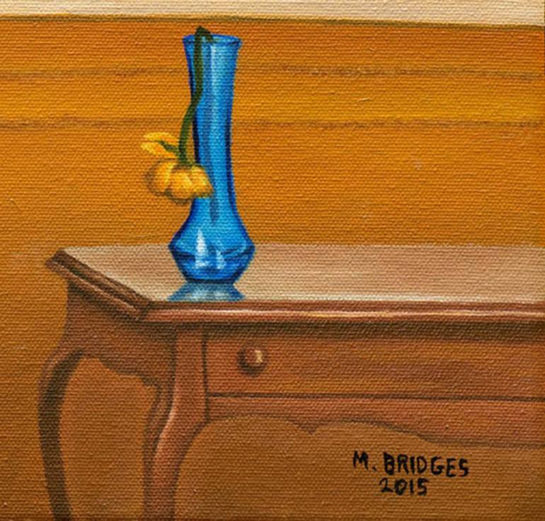 Original Surrealism Nude Painting by Michael Bridges
