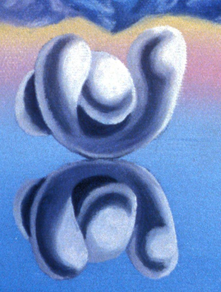 Original Surrealism People Painting by Michael Bridges