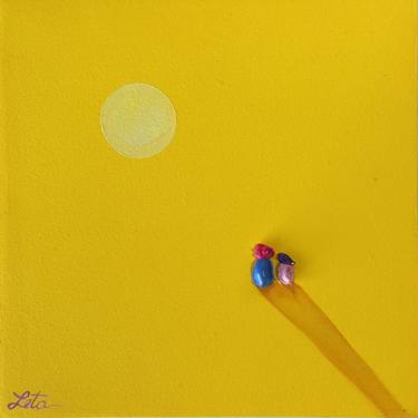 Original Contemporary People Painting by Leticia Herrera