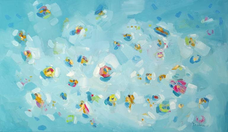 Original Abstract Landscape Paintings by Teodora Djordjevic