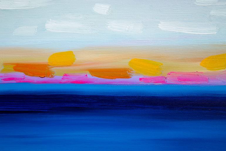 Original Abstract Water Painting by Teodora Djordjevic