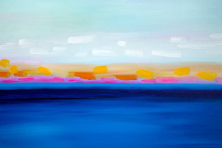 Original Abstract Water Painting by Teodora Djordjevic