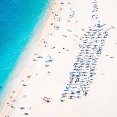 Aerial View of a Mediterranean Beach # 4 - Limited Edition 1 of 10 thumb